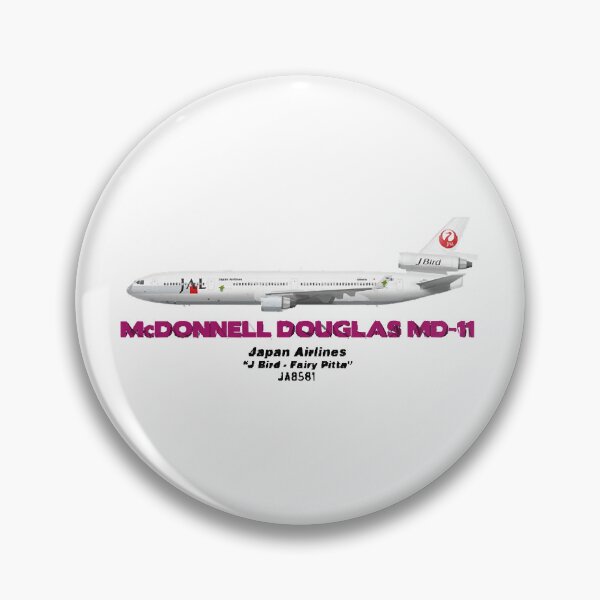 Item preview, McDonnell Douglas MD-11 - Japan Airlines J Bird - Fairy Pitta  designed and sold by ngotrieuvi760.