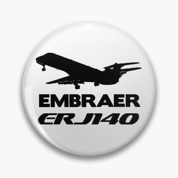 Item preview, Embraer ERJ140 Silhouette Print (Black)  designed and sold by u3788.