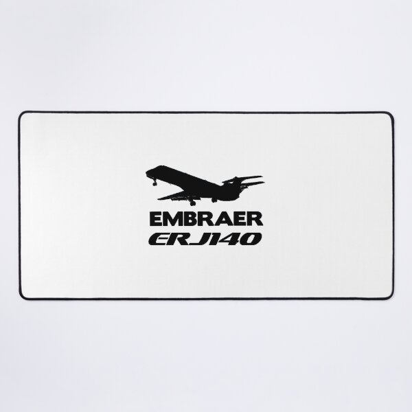 Item preview, Embraer ERJ140 Silhouette Print (Black)  designed and sold by u3788.