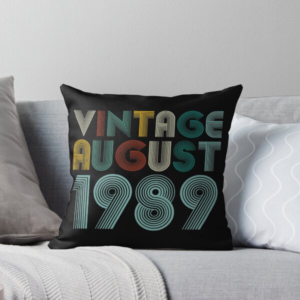 Item preview, Vintage Birthday AUGUST 1989-33th Birthday 33 Years Old GiftGift For Someone Born In AUGUST 1989 designed and sold by Brown Fahey.