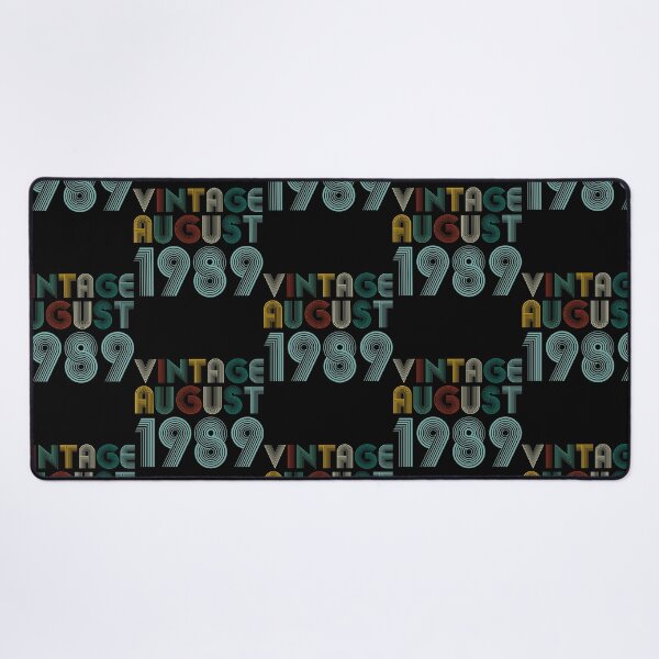 Item preview, Vintage Birthday AUGUST 1989-33th Birthday 33 Years Old GiftGift For Someone Born In AUGUST 1989 designed and sold by Brown Fahey.