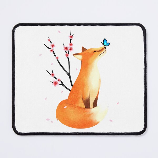 Item preview, Fox Japanese Cherry Blossom Flower Vintage Gift designed and sold by PerkinsAarav.