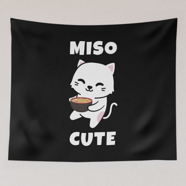 Item preview, Miso Cute - Anime Cat Kawaii Pun designed and sold by EstelleStar.