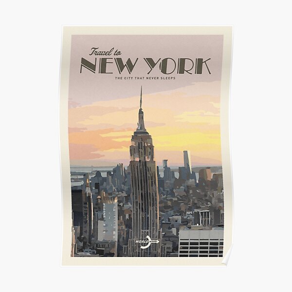 Travel to New York Poster