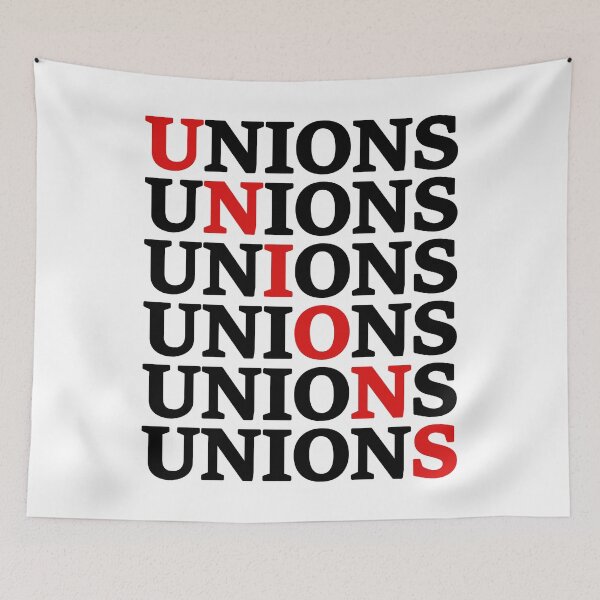 Item preview, Unions Word Art designed and sold by voltzandvoices.