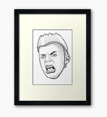 Butt Head. Framed Print