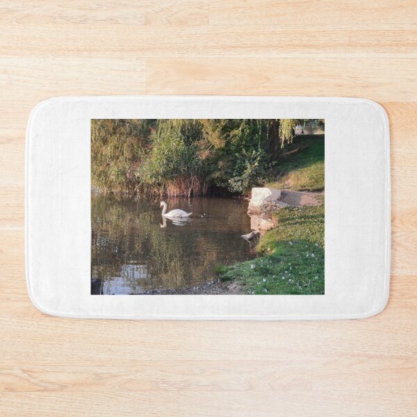 Item preview, calm swan on the lake designed and sold by barbich.