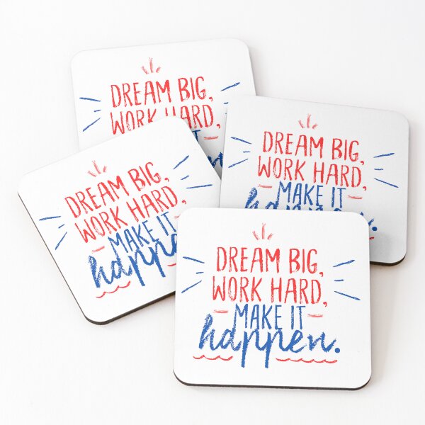 Item preview, Dream Big - Make it Happen designed and sold by Fanatic Nerd.
