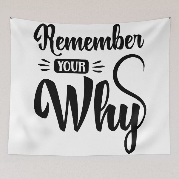 Item preview, Remember your why motivational and inspirational quotes designed and sold by Love Between Pages.
