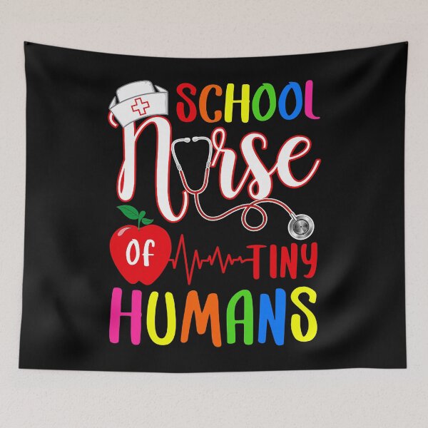 Item preview, School Nurse Of Tiny Humans T-Shirt Nurse Back To School  designed and sold by rileyamiy.