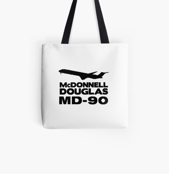 McDonnell Douglas MD-90 Silhouette Print (Black) 