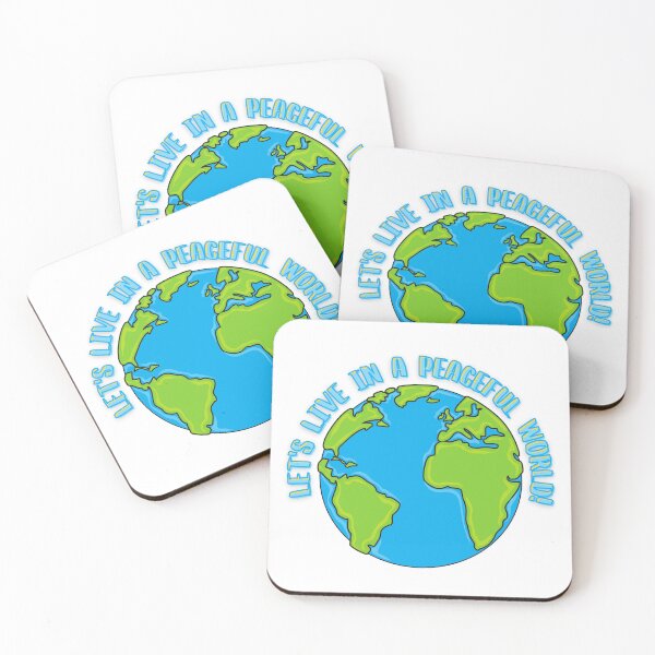 Item preview, Let's Live In A Peaceful World designed and sold by Creative Zense™.