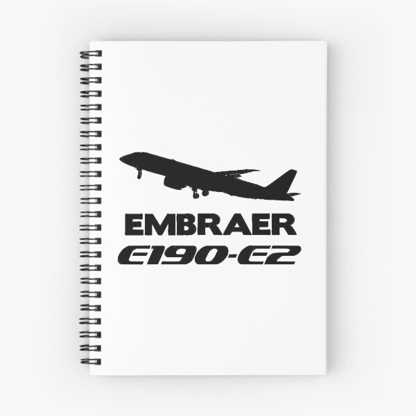 Item preview, Embraer E190-E2 Silhouette Print (Black)  designed and sold by u3788.