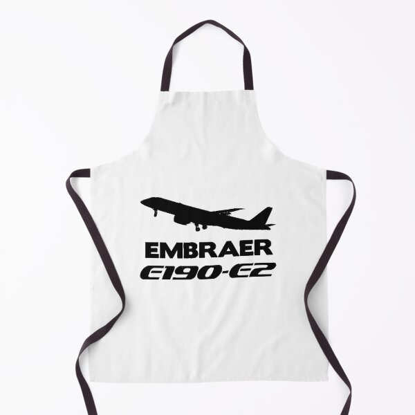 Item preview, Embraer E190-E2 Silhouette Print (Black)  designed and sold by u3788.