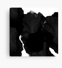 Black Ink Canvas Print