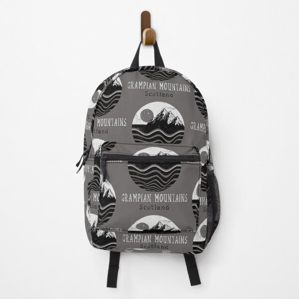 Item preview, Grampian Mountains Vintage Hiking Camping Scotland Retro designed and sold by ClaireDanna.