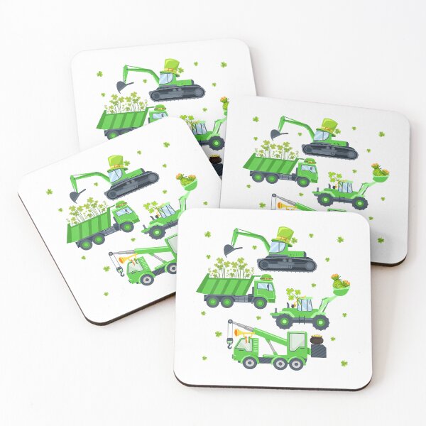 Item preview, Kids Boys St Patricks Day Crane Truck Construction Toddler designed and sold by ClaireDanna.
