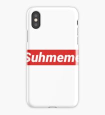 Suhmeme - Supreme Funny Parody iPhone Case/Skin