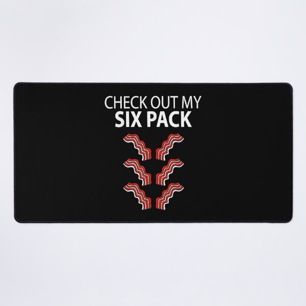 Item preview, Check Out My Six Pack Funny Bacon designed and sold by FerdericoChiesa.
