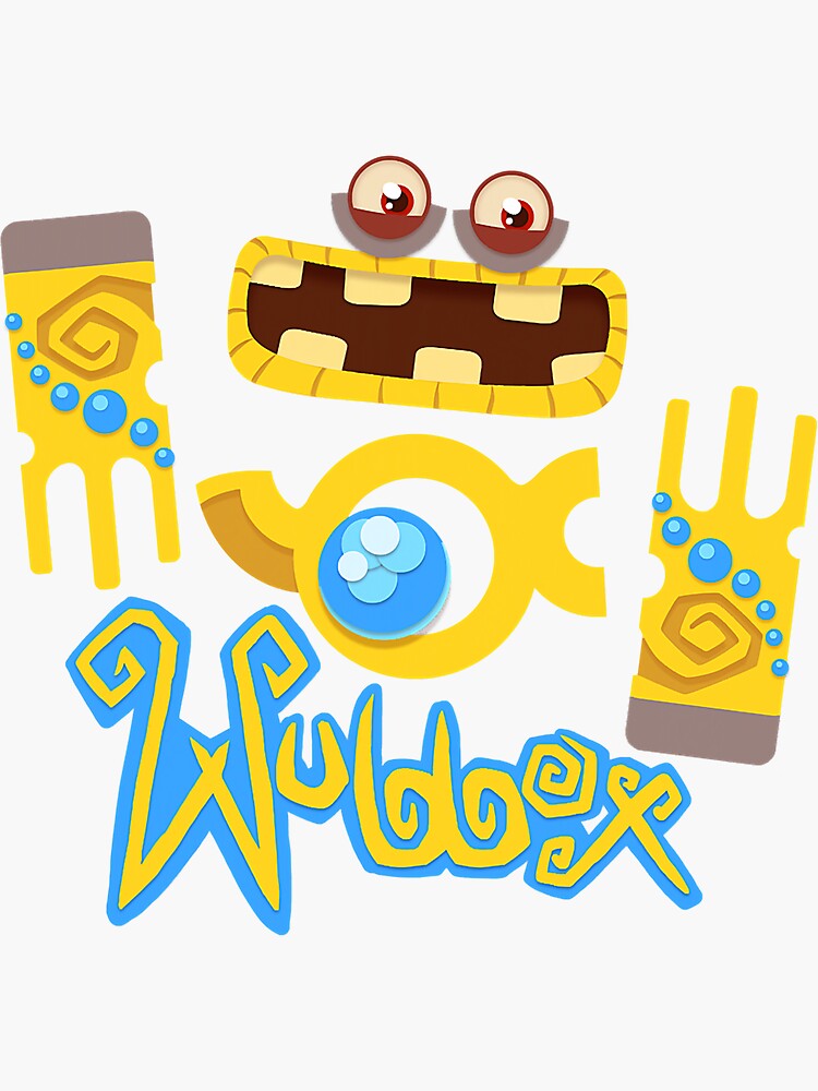 my singing monsters wubbox Sticker for Sale by ONLyFANs1