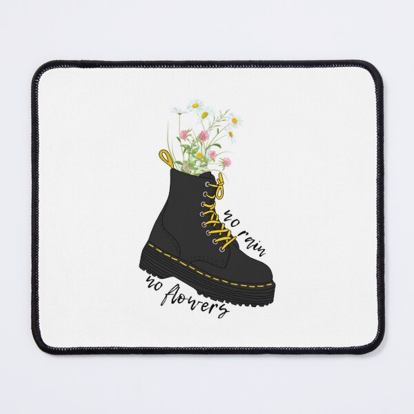 Item preview, No rain no flowers black boots designed and sold by ThuHoaTfi.