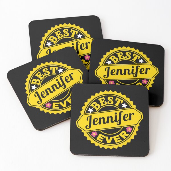 Item preview, Best Jennifer Ever - Jennifer Name Custom Gifts | Retro Black Gold Design designed and sold by Delandor.