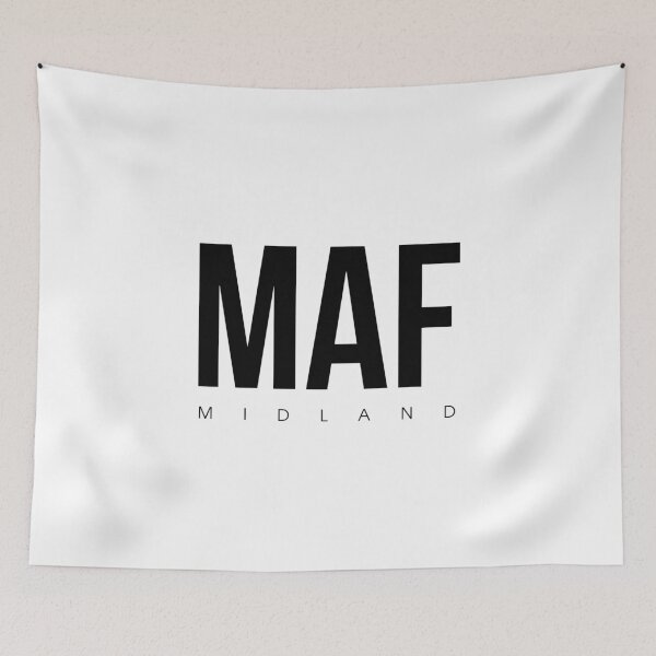 Item preview, MAF - Midland Airport Code designed and sold by CartoCreative.