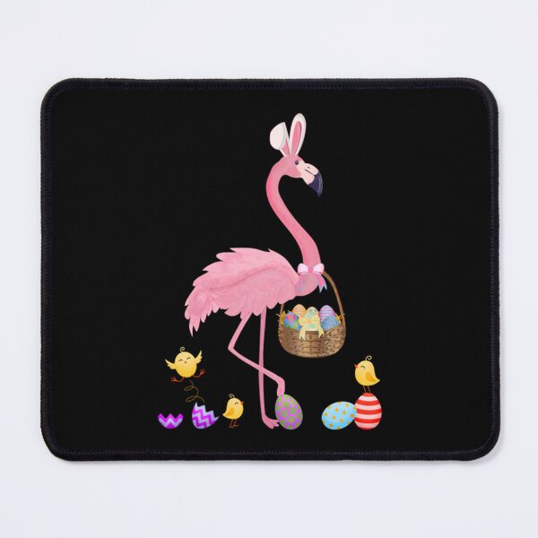 Artikelvorschau, Hübscher Osterflamingo mit Osterkorb entworfen und verkauft von Kaden Von.