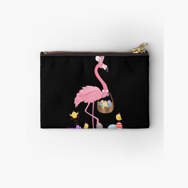 Artikelvorschau, Hübscher Osterflamingo mit Osterkorb entworfen und verkauft von Kaden Von.