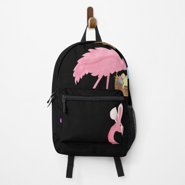 Item preview, Pretty Easter Flamingo with Easter Basket designed and sold by Kaden Von.