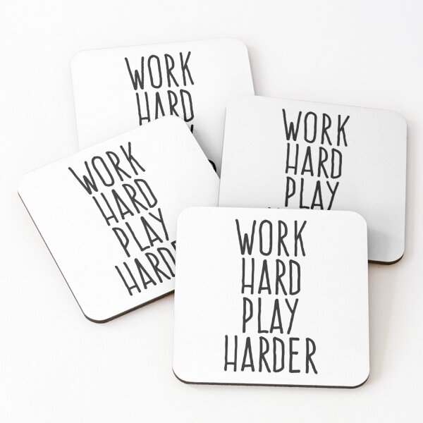 Item preview, Work hard play harder designed and sold by ThuHoaTfi.