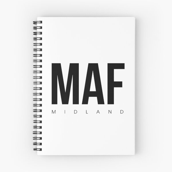 Item preview, MAF - Midland Airport Code designed and sold by CartoCreative.