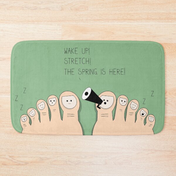 Item preview, Sleepy feet on a first day of spring designed and sold by SooperYela.