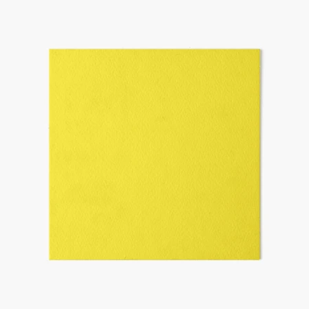 Muted Yellow Solid Color Art Board Print for Sale by