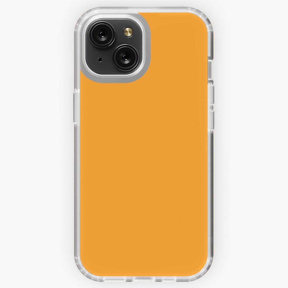 Carcasa iPhone 13 Estilo Textura de Tela Suavecita Naranja