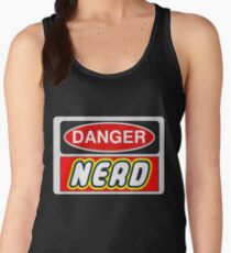 Danger Nerd Sign Women's Tank Top
