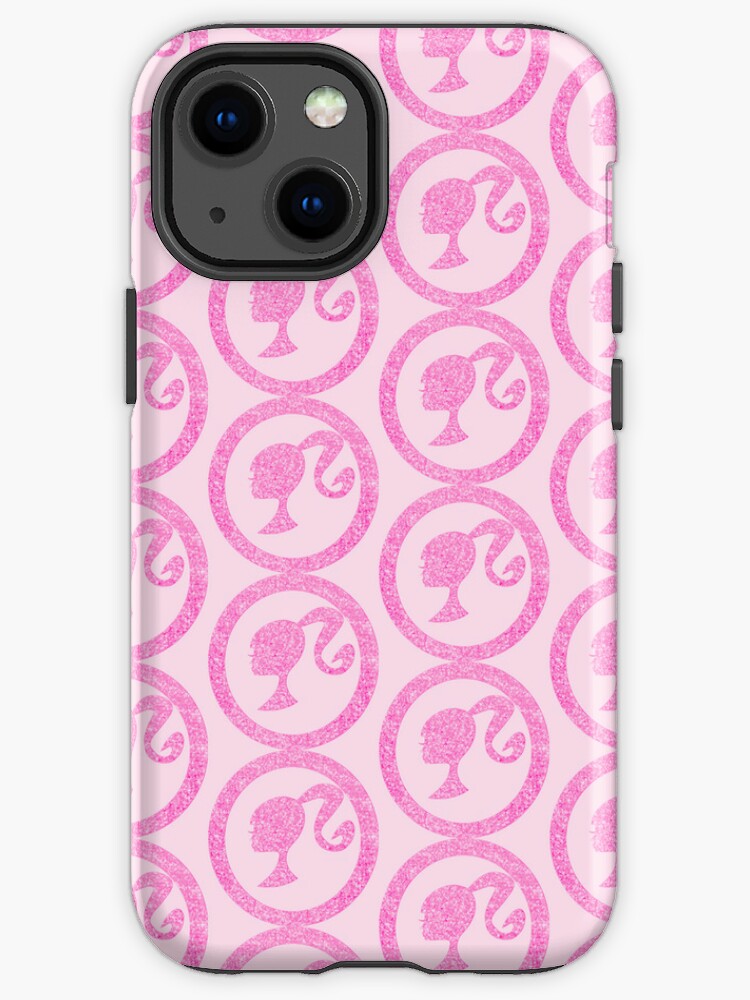 Iphone Tough Premium LV Case for Iphone 14 13 12. Brbie pink