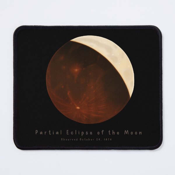 Item preview, Partial Eclipse of the Moon by E. L. Trouvelot designed and sold by see-the-fox.