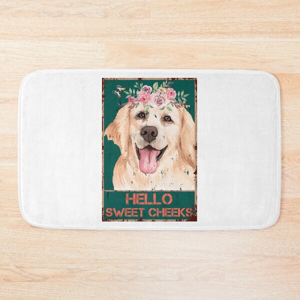 Item preview, The Vintage Why Hello Sweet Cheeks Have A Seat Dog designed and sold by Marilou Dann.