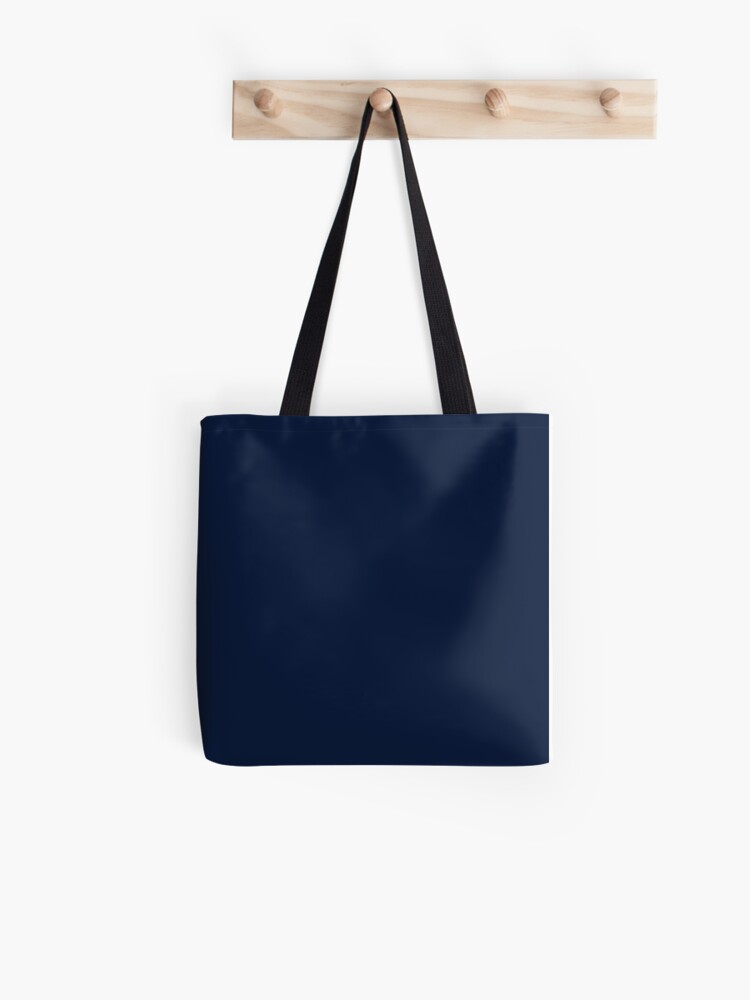 blue tote bag