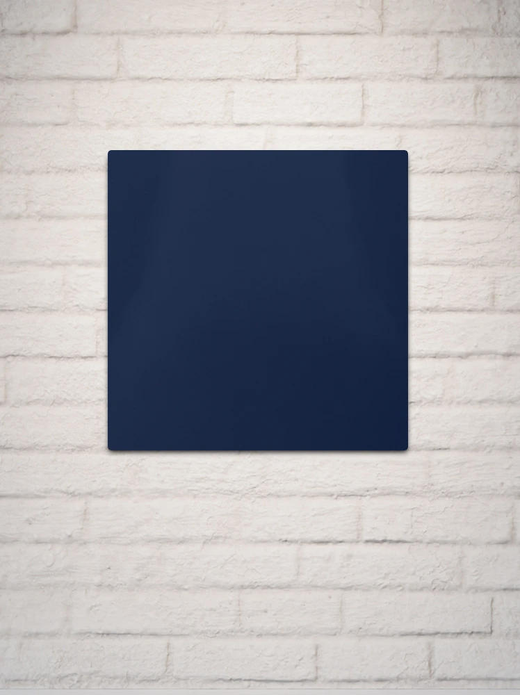 Dark Blue / Maastricht Blue Solid Color Canvas Print for Sale by