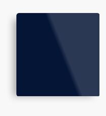 Dunkelblau / Maastricht Blue Solid Color Metallbild