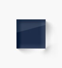 Dunkelblau / Maastricht Blue Solid Color Acrylblock