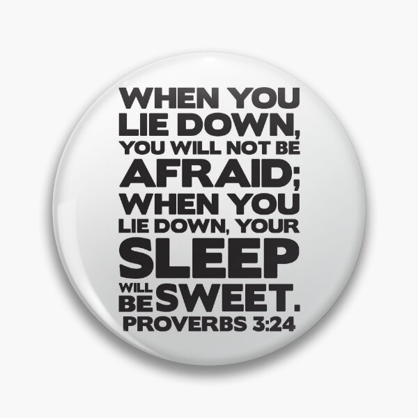 Item preview, Proverbs 3:24 Your Sleep Will Be Sweet designed and sold by plushism.