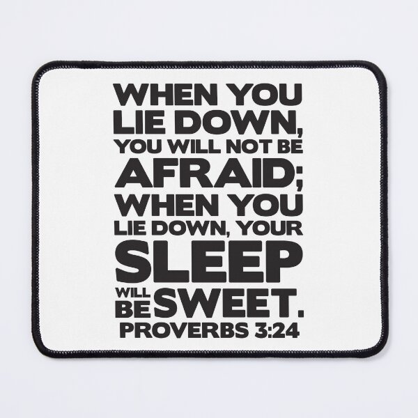 Item preview, Proverbs 3:24 Your Sleep Will Be Sweet designed and sold by plushism.