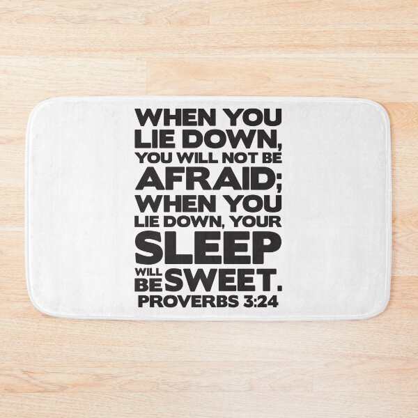 Item preview, Proverbs 3:24 Your Sleep Will Be Sweet designed and sold by plushism.