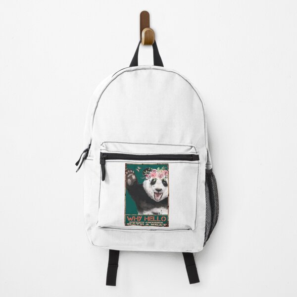Item preview, The Vintage Why Hello Sweet Cheeks Have A Seat Panda designed and sold by Marilou Dann.
