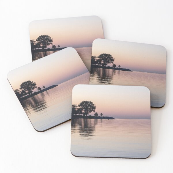 Item preview, Lakeside Reverie - Pink Dawn on Lake Ontario in West End Toronto designed and sold by Georgia Mizuleva.