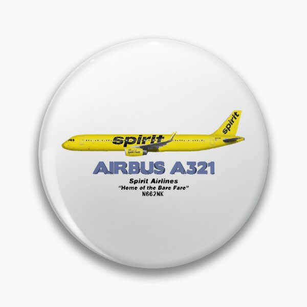 Item preview, Airbus A321 - Spirit Airlines Home of the Bare Fare  designed and sold by u3788.