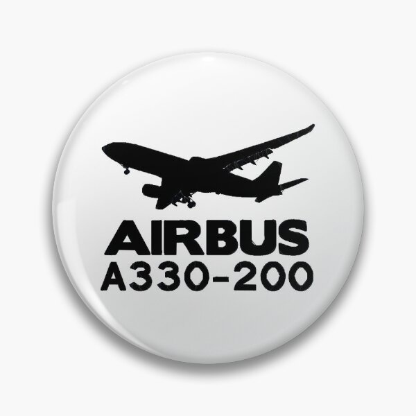 Item preview, Airbus A330-200 Silhouette Print (Black)  designed and sold by g129117.